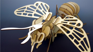 3D Bee Puzzle