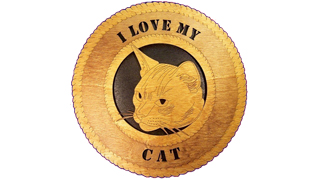 I Love My Cat Plaque 3