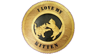 Playing Kittens Plaque